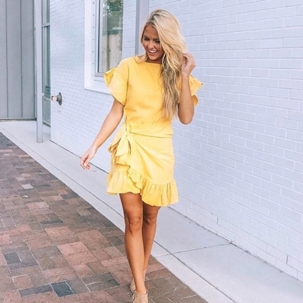 Brand new popular wrap dress seen on bloggers!